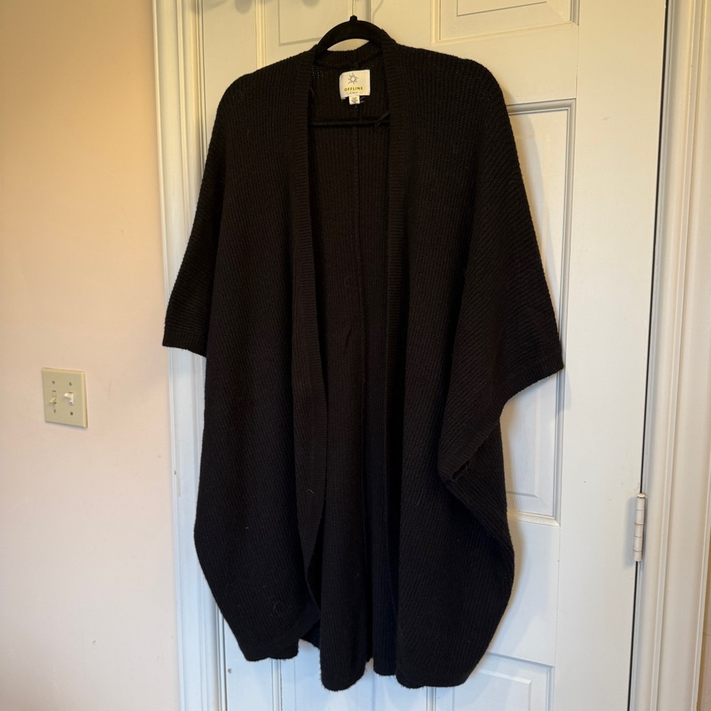 OFFLINE by Aerie Black Knit Cardigan